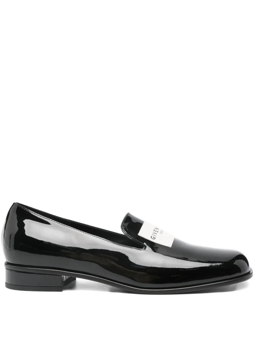 Givenchy Tux logo-patch loafers Zwart