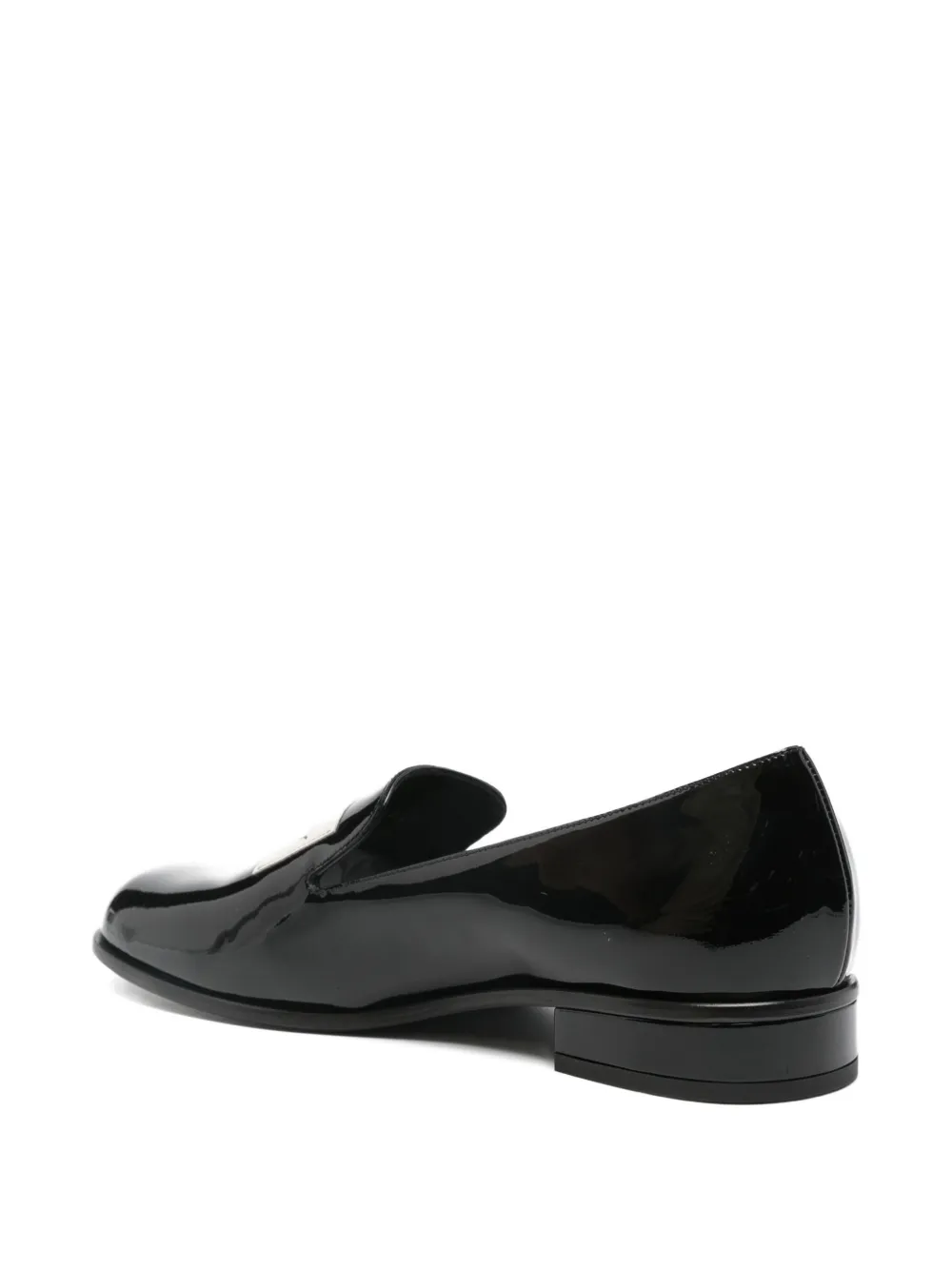 Givenchy Tux logo-patch loafers Zwart