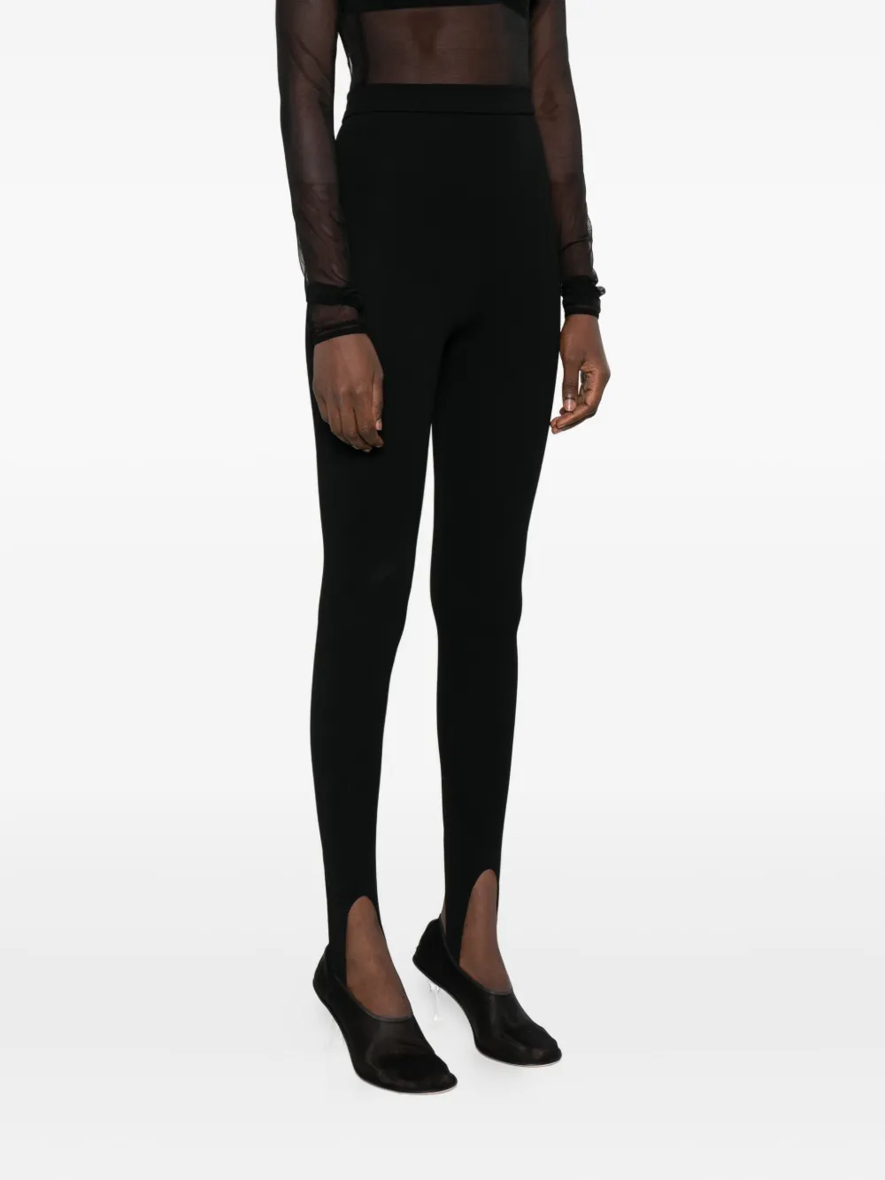 Burc Akyol Foot-strap Leggings In Black