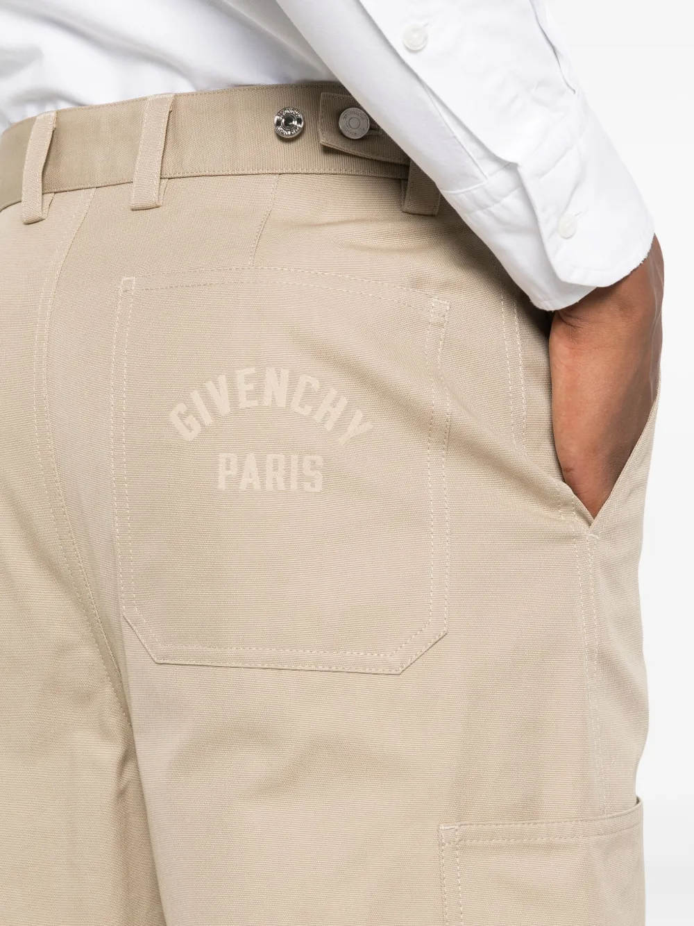 Givenchy barrel cargo trousers Beige