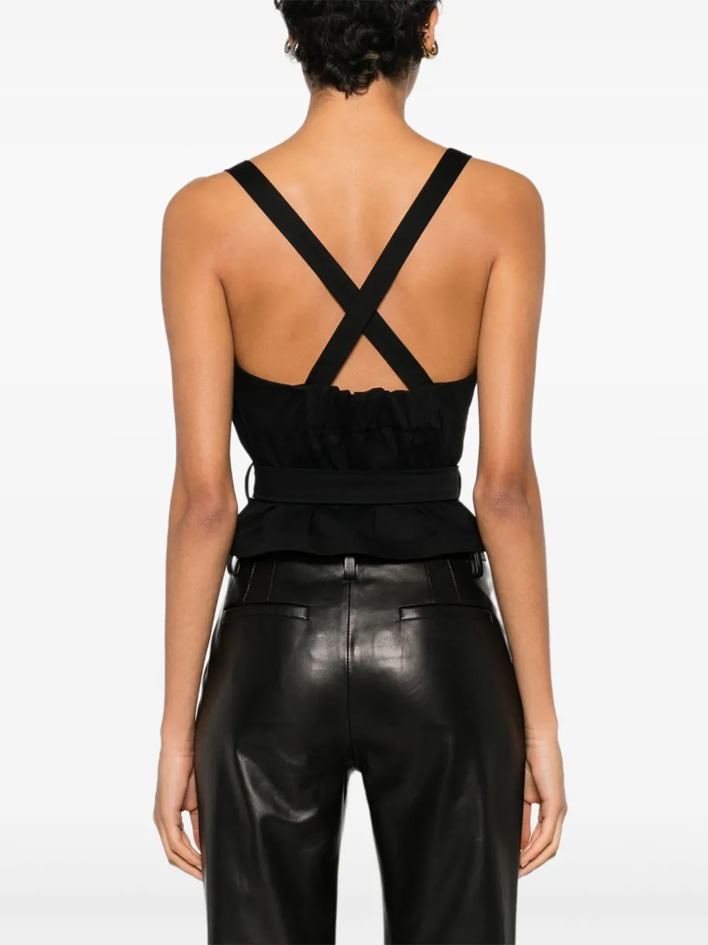 OUR LEGACY Top met ceintuur Zwart