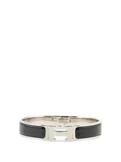 Hermès Pre-Owned pulsera Narrow Enamel Clic Clac H Bracelet PM del siglo XX