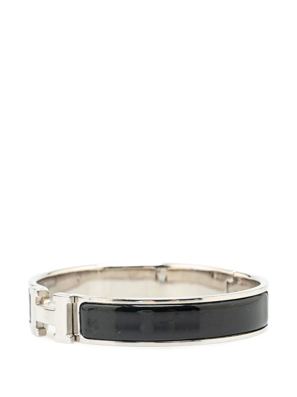 Hermès Pre-Owned 20th Century Narrow Enamel Clic Clac H Bracelet PM costume bracelet | Image 2