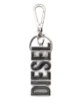 Diesel logo-lettering keyring - Black