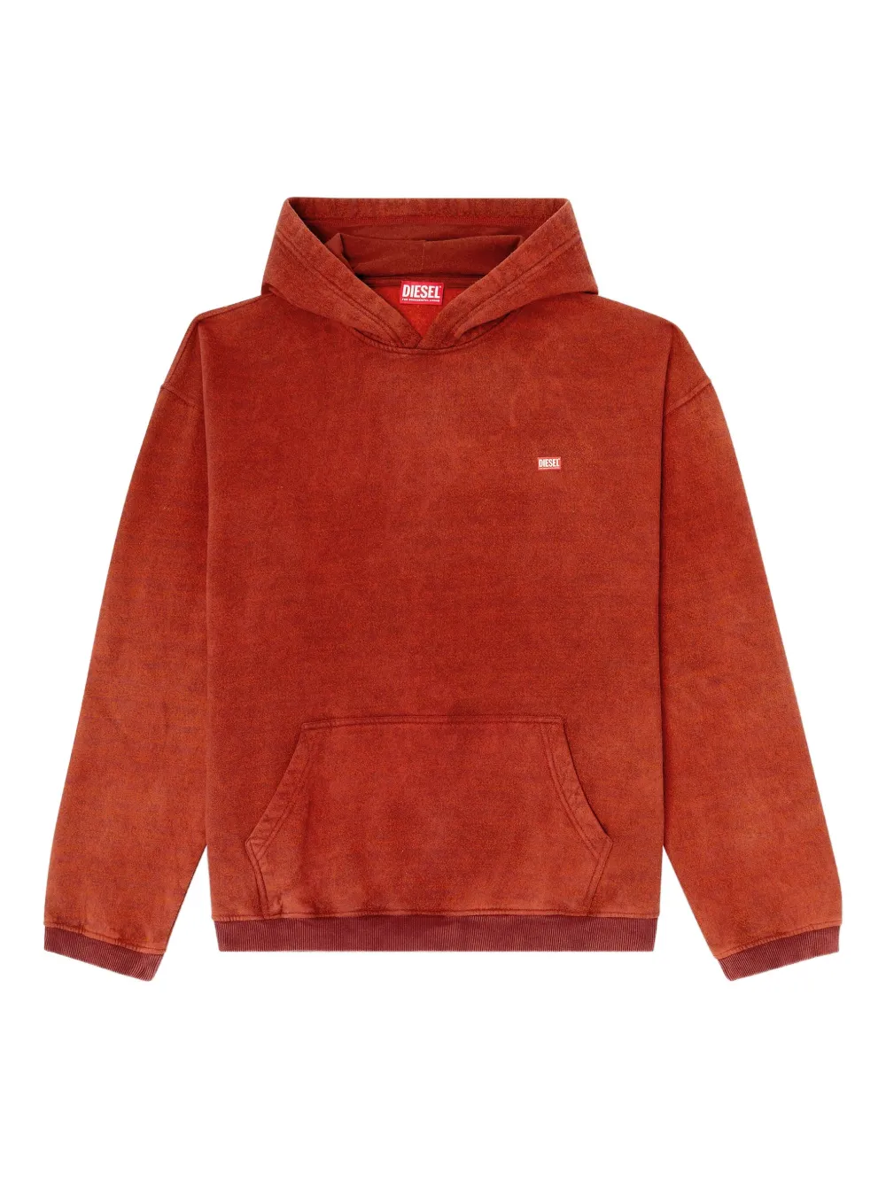 Diesel logo-embroidered hoodie | Brown | Image 1