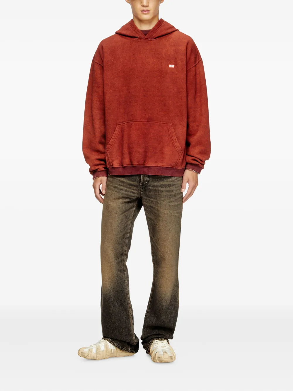 Diesel logo-embroidered hoodie | Hoodies | Image 2