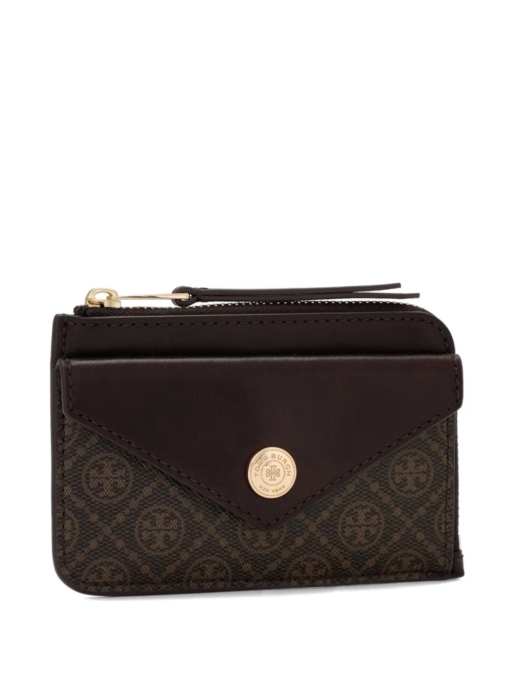 Tory Burch Pasjeshouder met monogram Zwart
