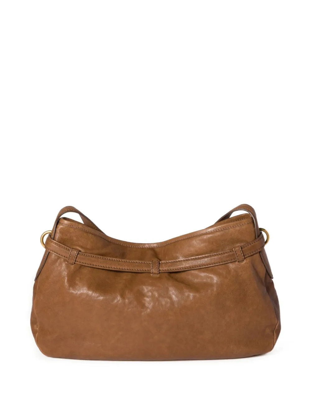 Miu Miu Aventure slouchy shoulder bag - Bruin