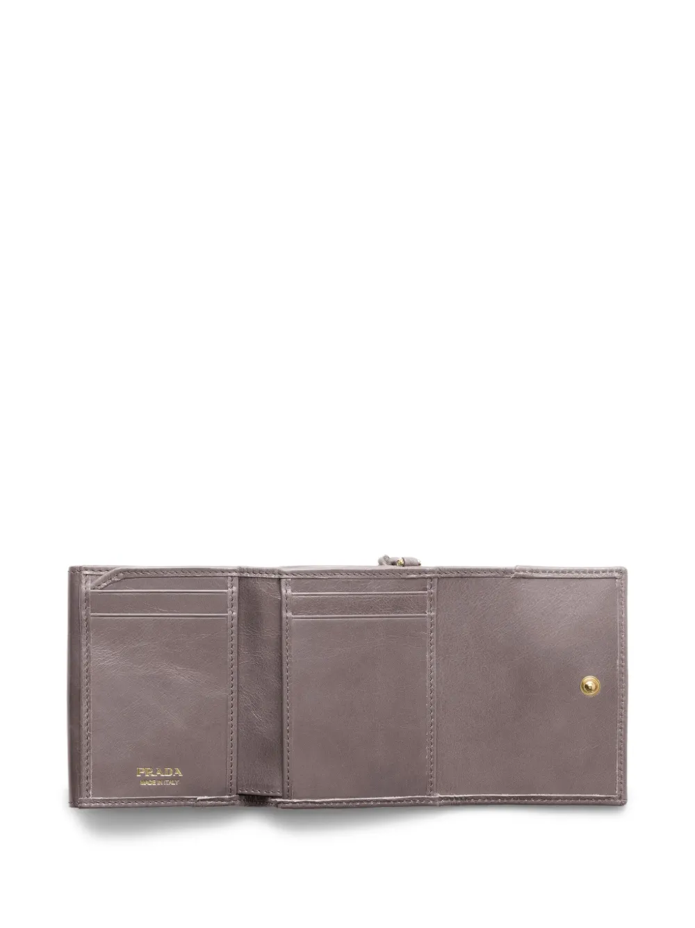Prada Portemonnee met logo Grijs