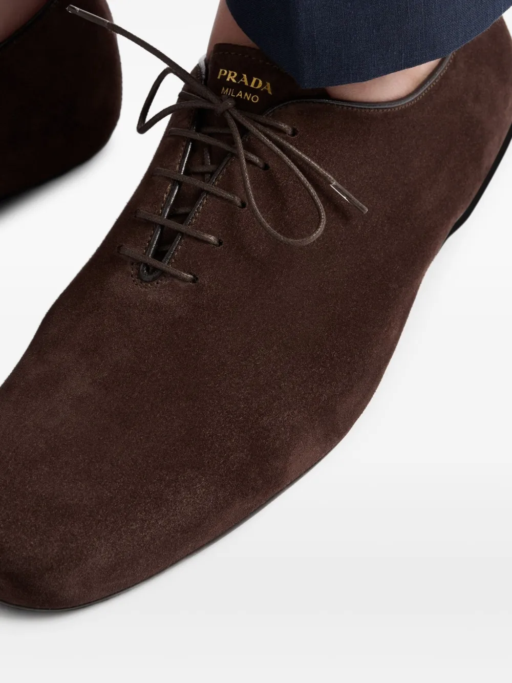 PRADA suède shoes dark brown 26 【超美品】箱付 Dark Brown Suede loafers | PRADA