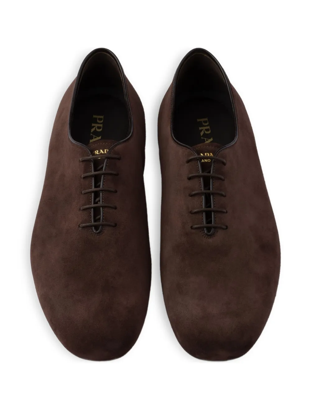 Prada suede Oxford shoes Brown
