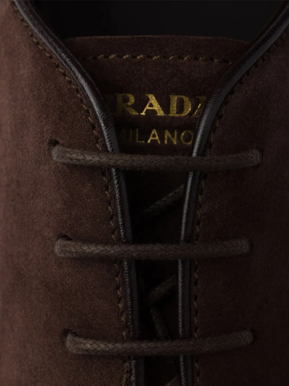 Prada suede Oxford shoes Brown