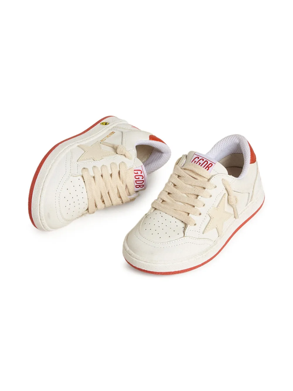 GOLDEN GOOSE BALL STAR STAR-EMBELLISHED SNEAKERS