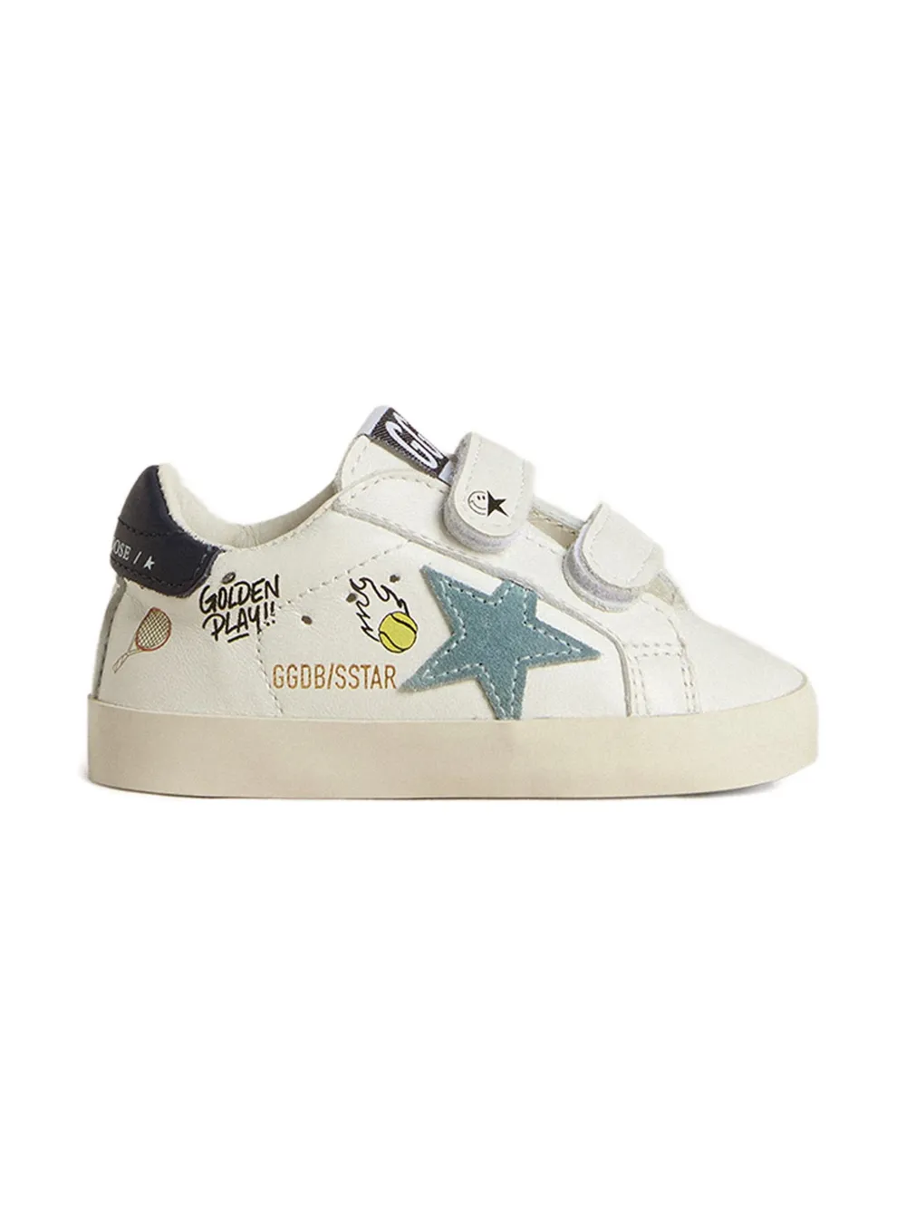 Golden Goose Sneakers met sterpatch - Wit