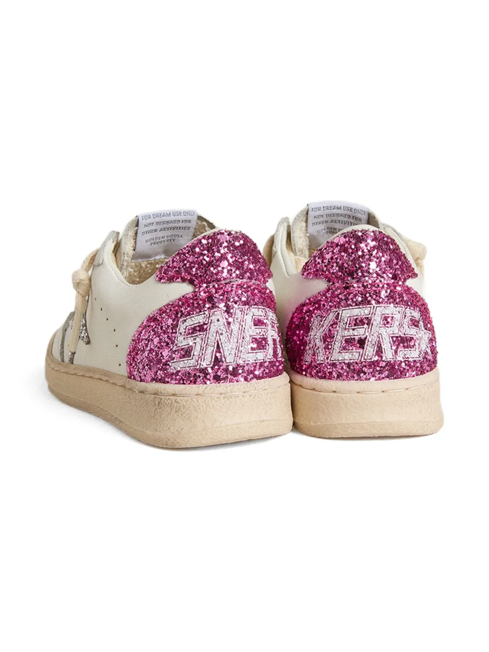 Golden Goose Ball Star glitter-embellished star sneakers White