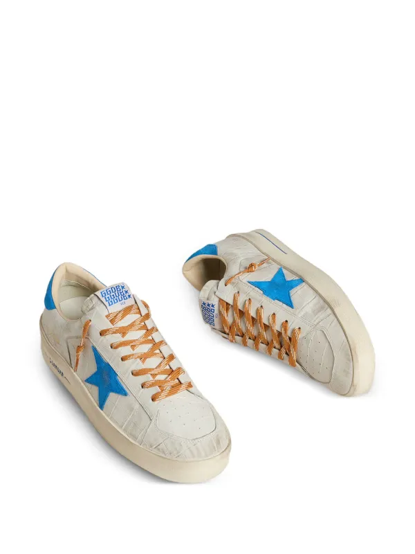 Golden Goose Stardan star-printed crocodile-effect Sneakers
