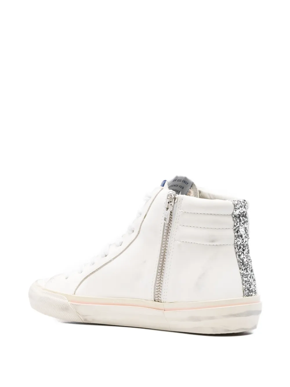 Golden Goose Star Slide sneakers met glitters Wit