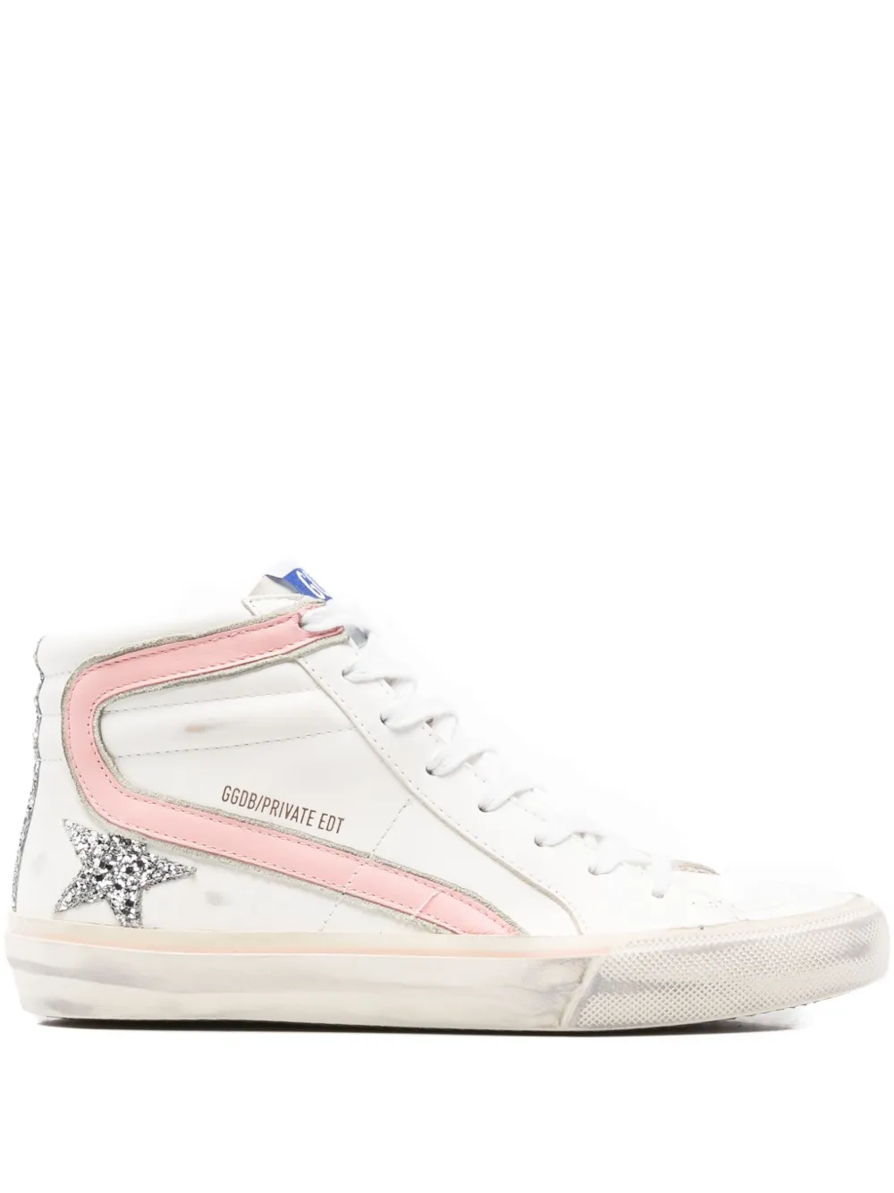 Golden Goose Star Slide グリッタースニーカー - ホワイト Golden Goose Star Slide グリッタースニーカー - ホワイト