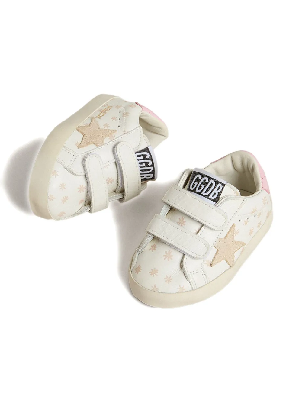 Golden Goose Kids Sneakers verfraaid met sterren Wit