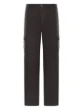 120% Lino linen cargo trousers - Black