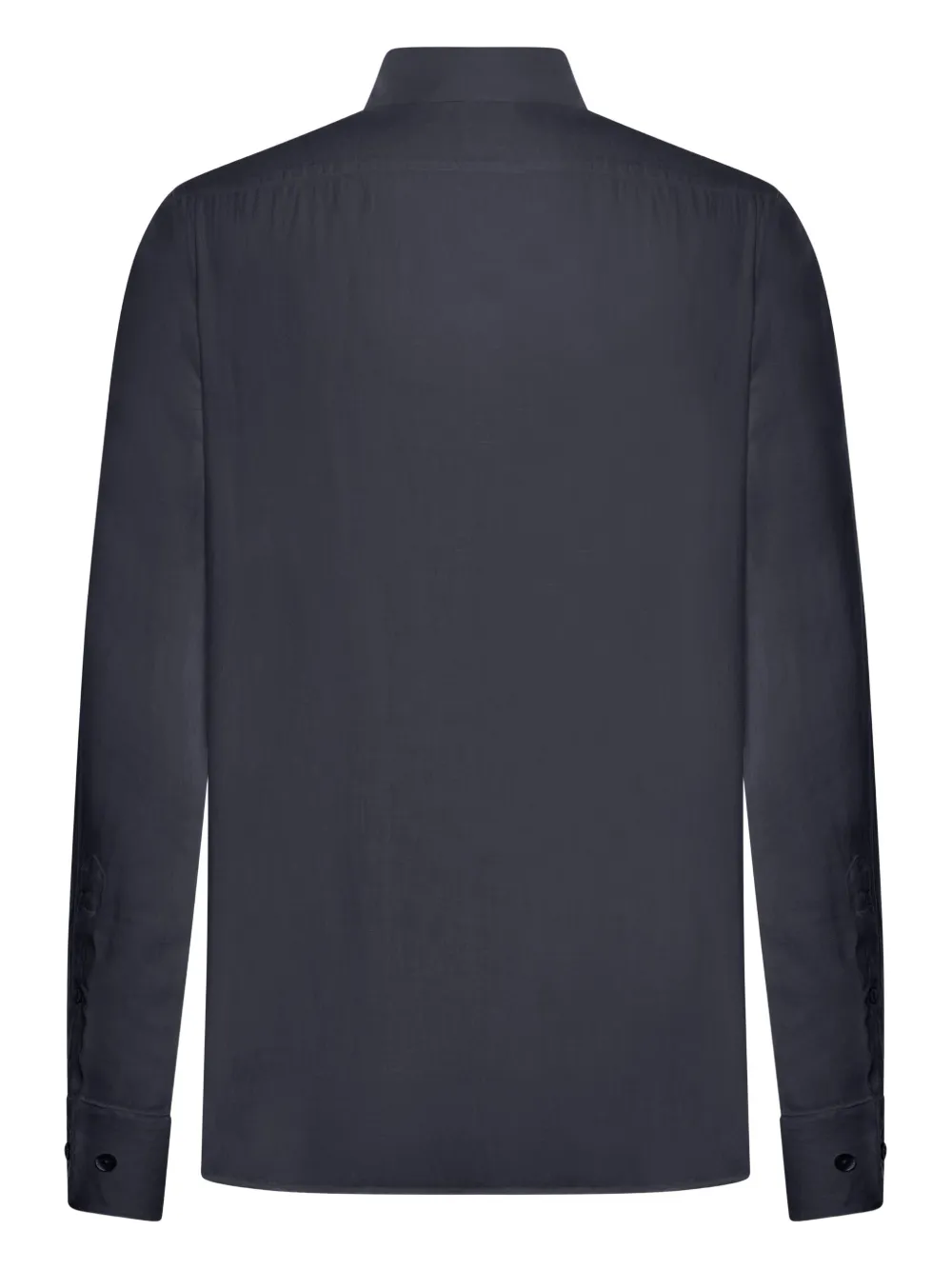 120% Lino Linnen overhemd - Blauw