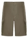 120% Lino linen cargo bermuda shorts - Green