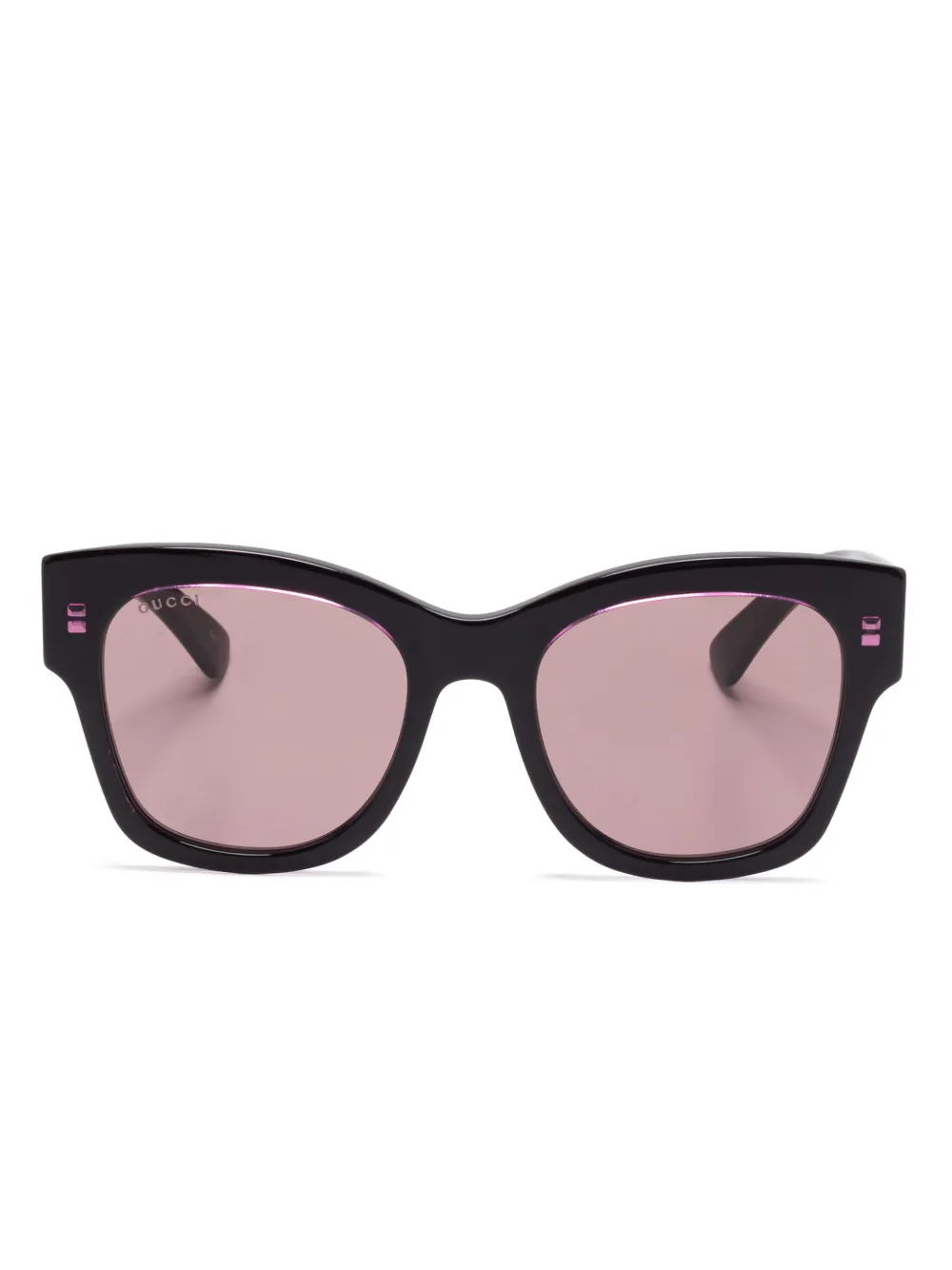 Gucci Eyewear Zonnebril met vierkant montuur Paars
