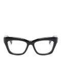 Gucci cat-eye frame glasses - Black