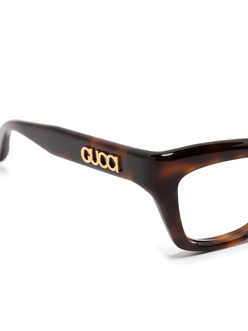 Gucci Eyewear Bril met cat-eye montuur Bruin