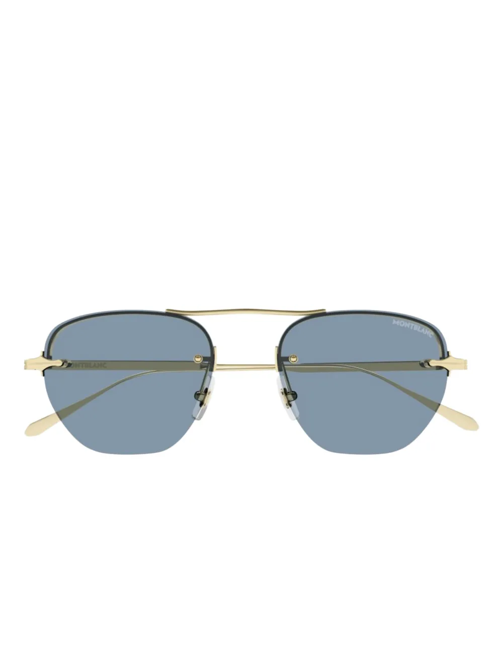Montblanc pilot-frame sunglasses | Gold | Image 1