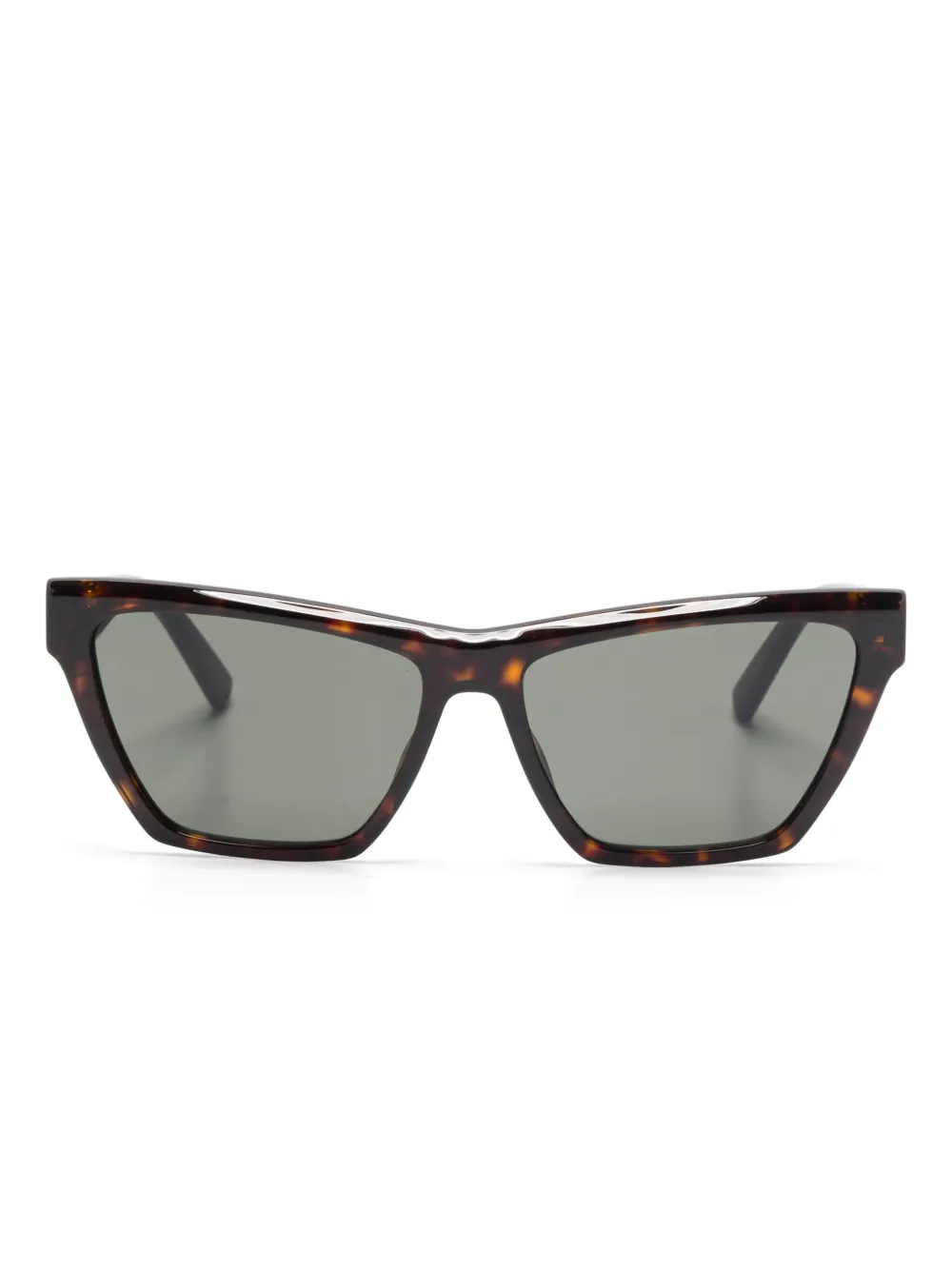 Saint Laurent Eyewear butterfly-frame sunglasses | Brown | Image 1