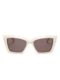 Saint Laurent Eyewear cat-eye sunglasses - White