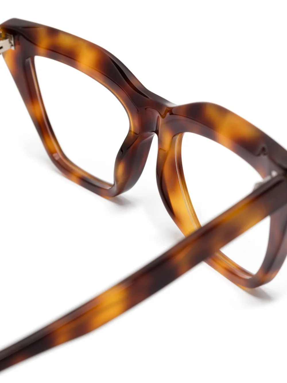 Saint Laurent Eyewear Bril met cat-eye montuur Bruin