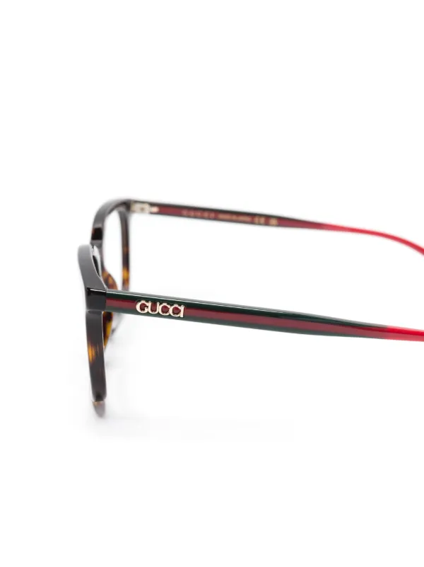 Gucci Eyewear GG1928O 眼鏡フレーム | ブラウン | FARFETCH JP