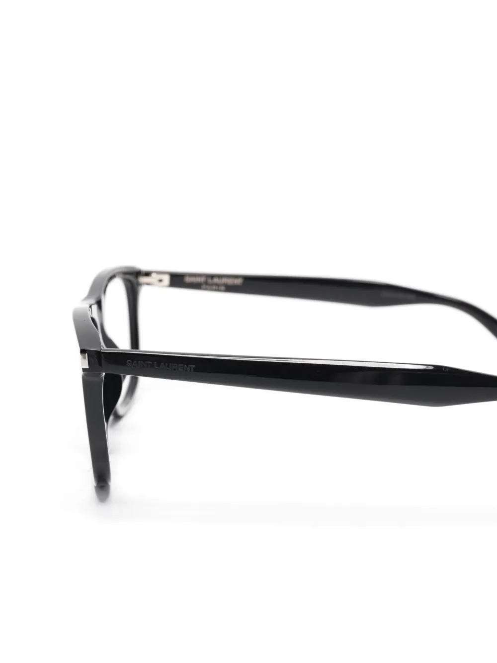 Saint Laurent Eyewear Bril met rechthoekig montuur Zwart