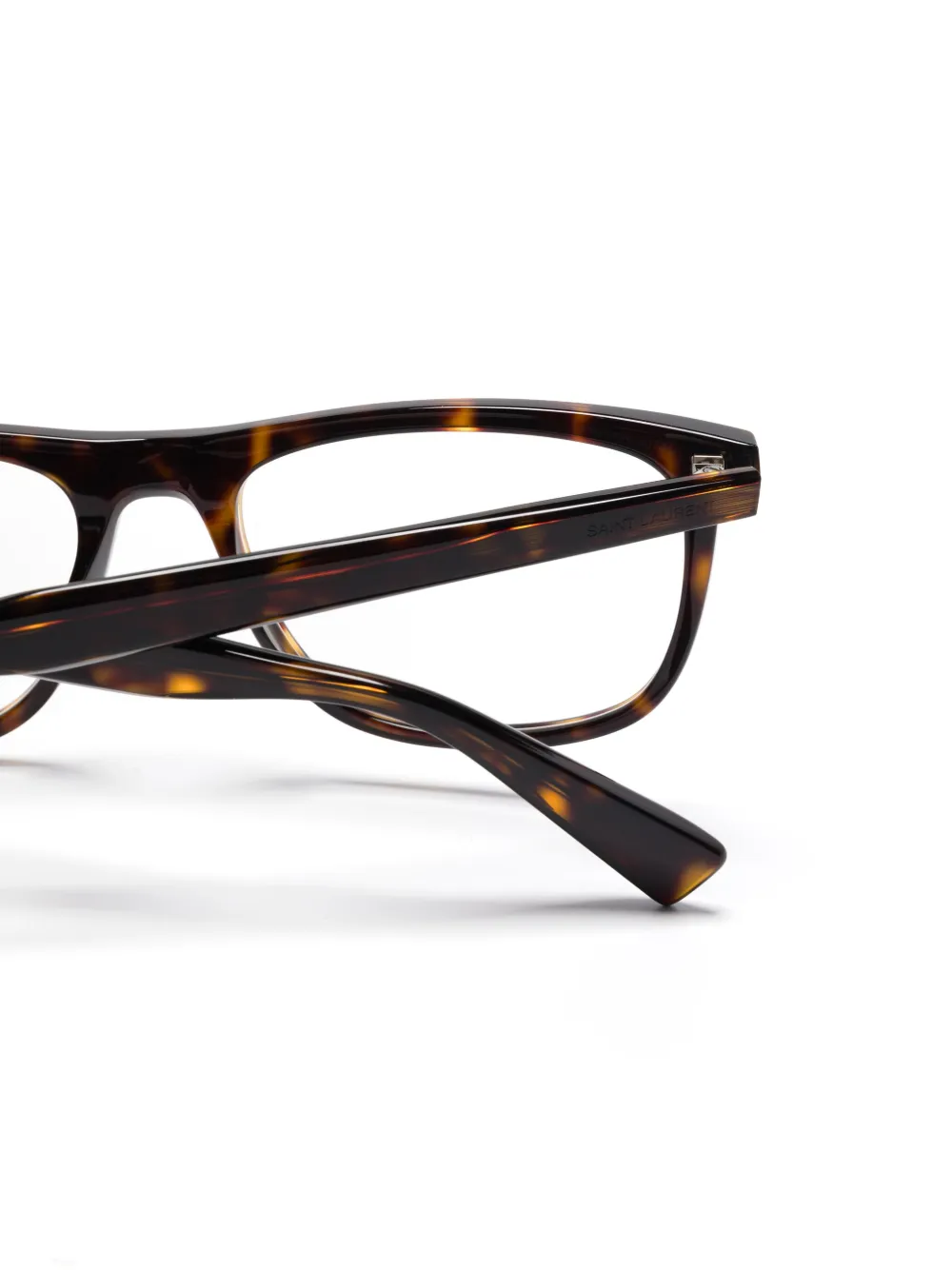Saint Laurent Eyewear Bril met vierkant montuur Bruin