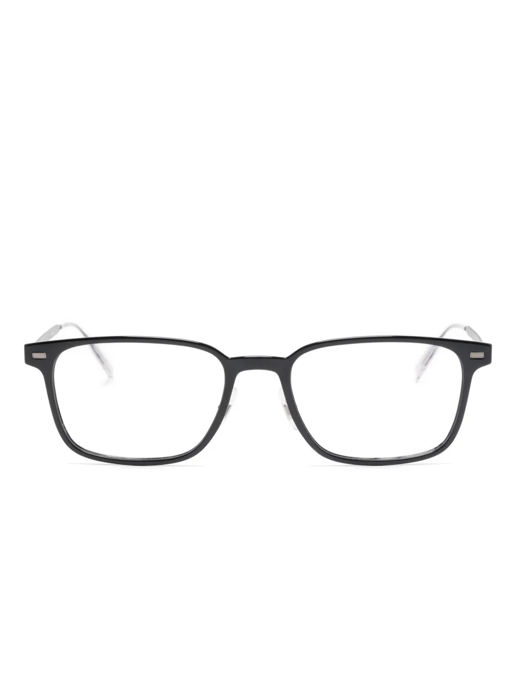 Montblanc rectangle-frame glasses | Black | Image 1