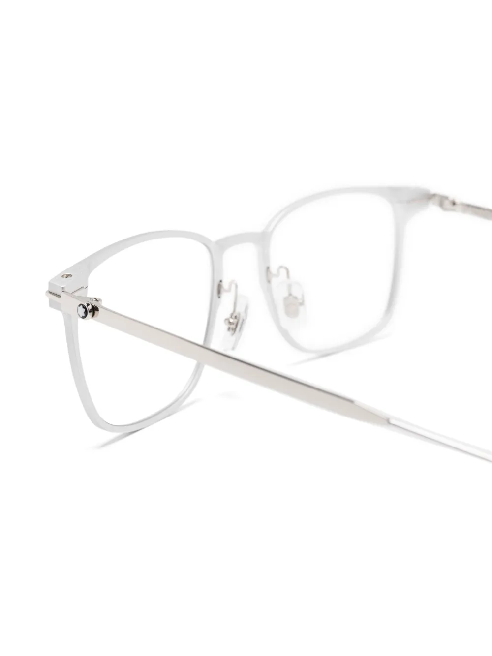 Montblanc Bril met vierkant montuur Zilver