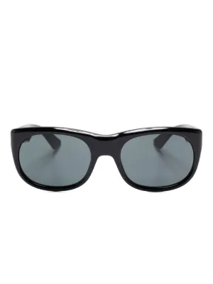 Prada Eyewear A14S シールドサングラス | ブラック | FARFETCH JP