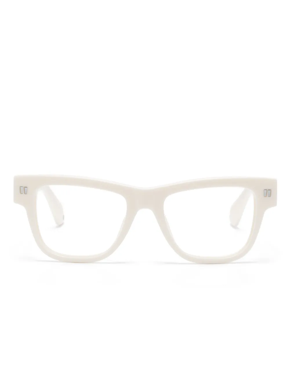 Off-White Eyewear Bril met logoprint Wit