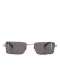 Off-White Eyewear rectangle-frame sunglasses - Gold
