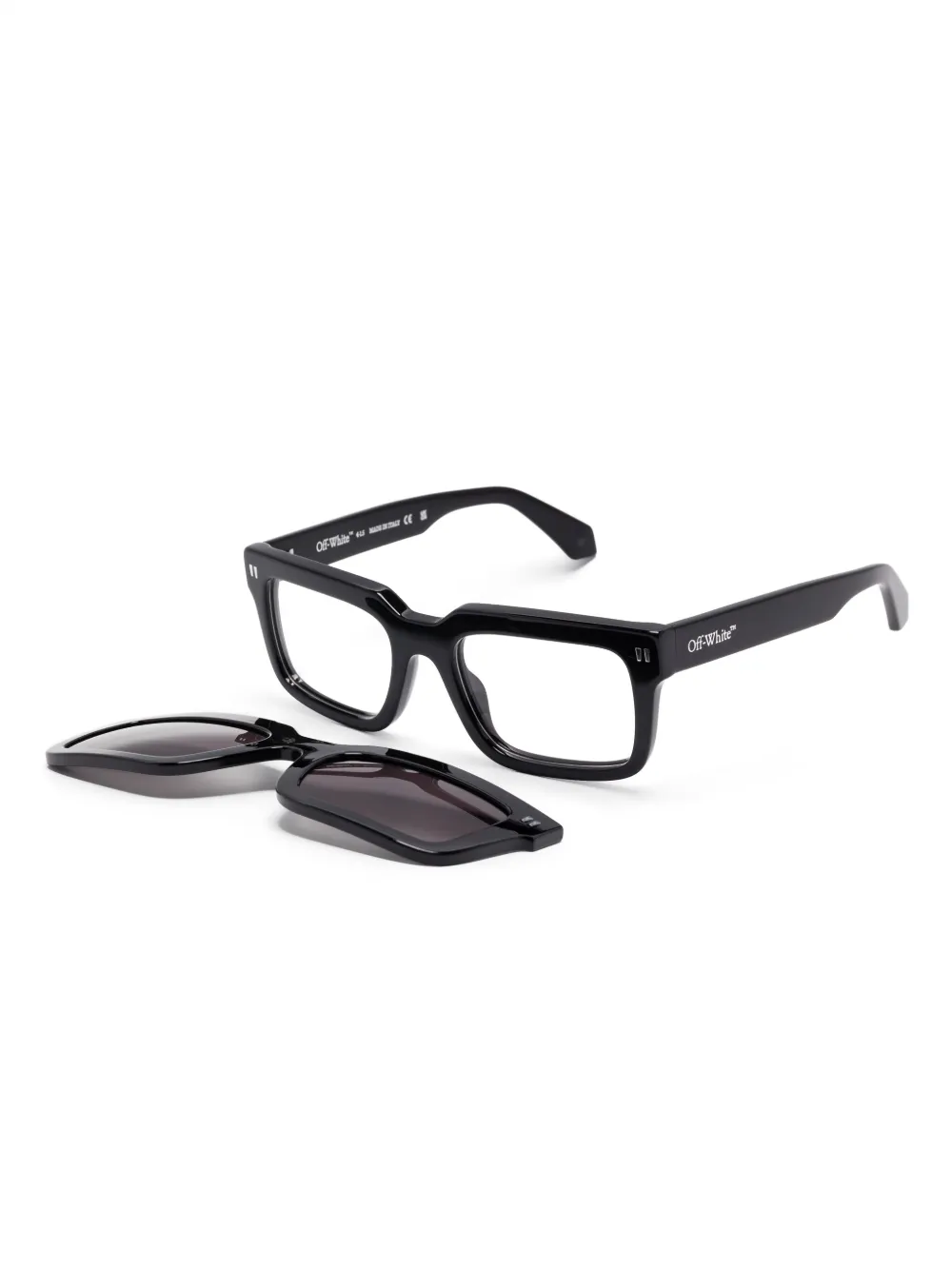 Off-White Eyewear square-frame clip-on sunglasses | Sunglasses | Image 2