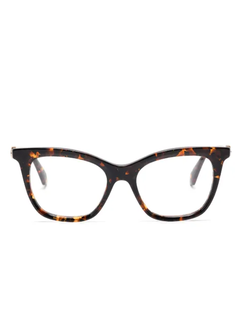 Off-White Eyewear lentes con placa del logo