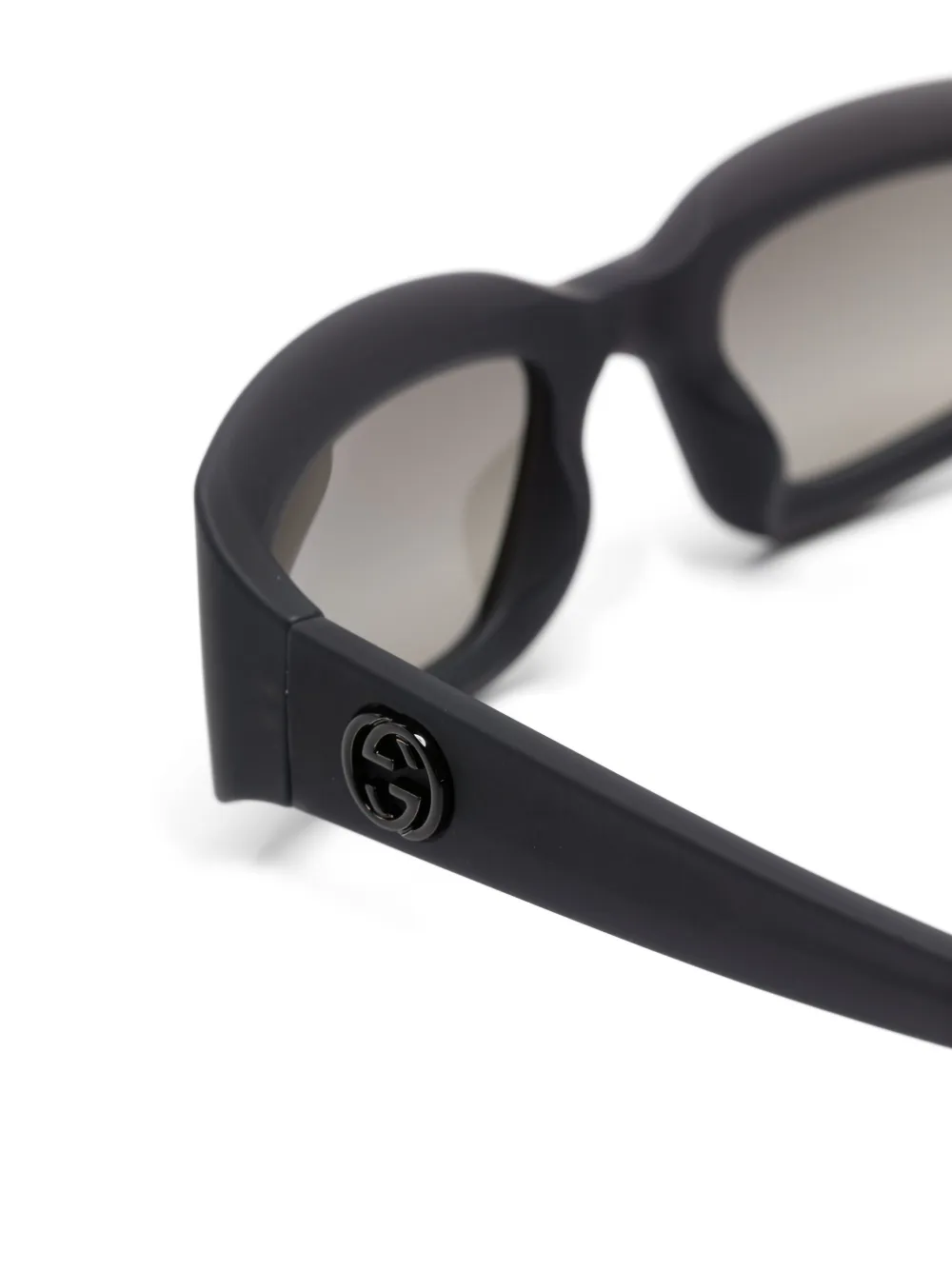 Gucci Zonnebril met geometrisch montuur Grijs