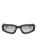 Gucci geometric-frame sunglasses - Grey