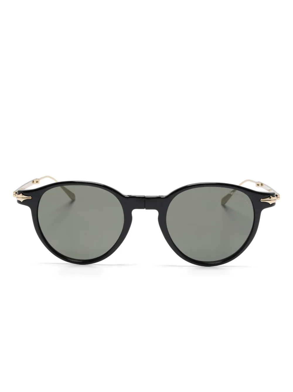 Montblanc round-frame sunglasses | Black | Image 1