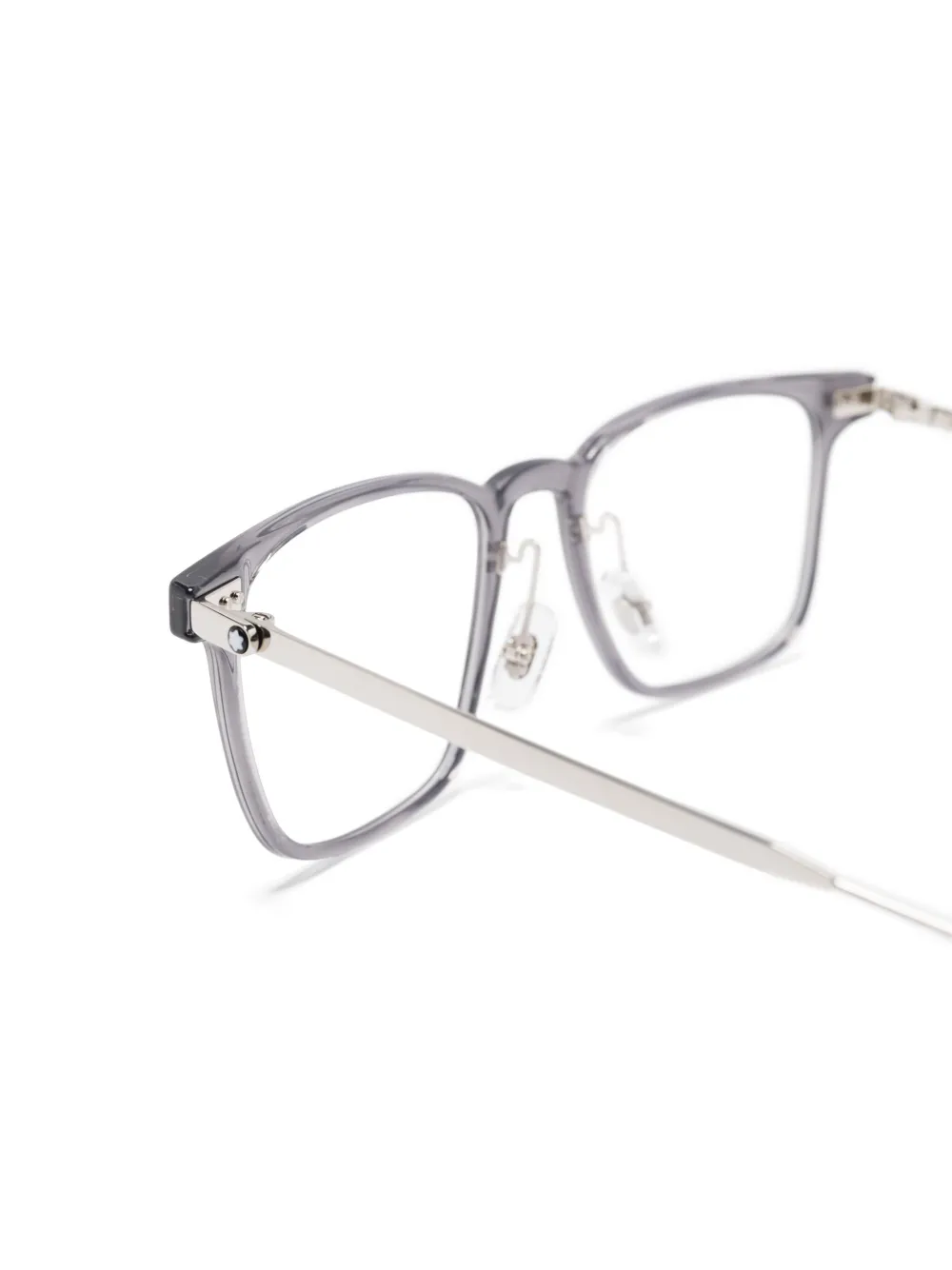 Montblanc Bril met vierkant montuur Grijs