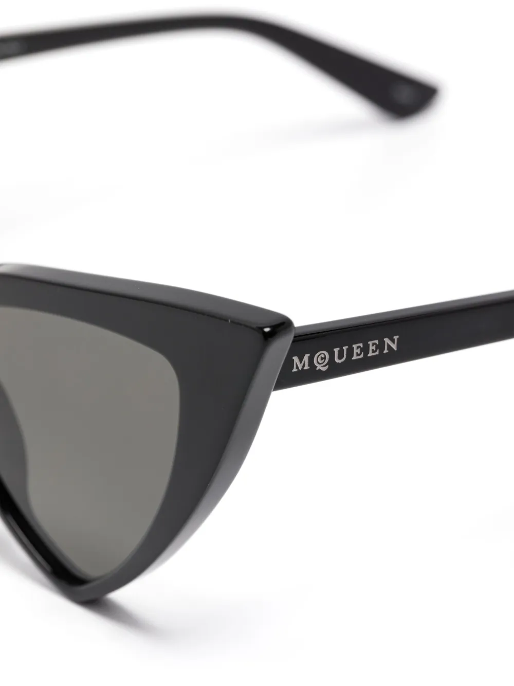 Alexander McQueen Eyewear Zonnebril met cat-eye montuur Zwart