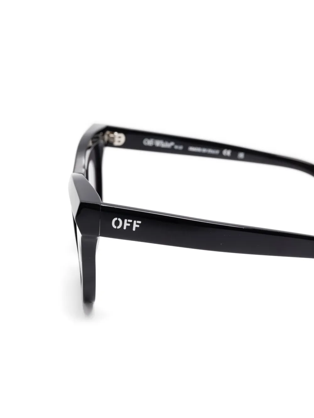 Off-White Eyewear Lincoln zonnebril met vierkant montuur Zwart