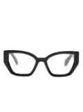 Off-White Eyewear monogram-pattern glasses - Black